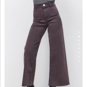 Zara marine straight jeans